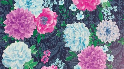 Duchess Garden Ink-Pink-Magenta-Turquois